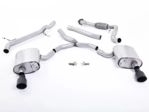 Milltek Non-Resonated Catback Exhaust System Audi A4 2.0 TFSI B9 Quattro Saloon 2016-2022