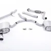 Milltek Non-Resonated Catback Exhaust System Audi A4 2.0 TFSI B9 Quattro Saloon 2016-2022