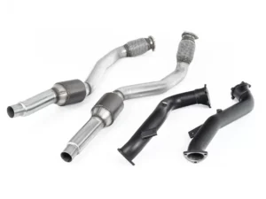 Milltek Large Bore Downpipes w/ Hi-Flow Sports Catalysts (For OE Cat-Back) Audi RS6 C7 4.0 TFSI Performance Edition 2013-2018