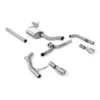 Milltek Cat-Back Non-Resonated (Louder) GT-100 Polished Trims Volkswagen Jetta Mk7 2019-2023