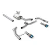 Milltek Cat-Back Non-Resonated (Louder) GT-100 Burnt Titanium Trims Volkswagen Jetta Mk7 2019-2023