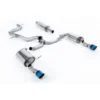 Milltek Cat-Back Resonated GT-100 Burnt Titanium Trims Volkswagen Jetta Mk7 2019-2023
