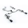 Milltek Cat-Back Resonated JET-100 Carbon Trims Volkswagen Jetta Mk7 2019-2023