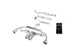 ARMYTRIX Valvetronic Exhaust System Toyota GR Corolla GZEA14 1.6L G16E-GTS turbo I3 Non-OPF 2023+ - Chrome Silver