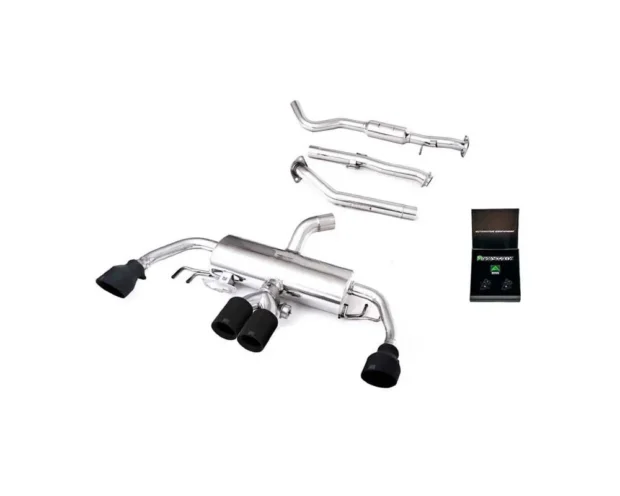 ARMYTRIX Valvetronic Exhaust System Toyota GR Corolla GZEA14 1.6L G16E-GTS turbo I3 Non-OPF 2023+ - Matte Black