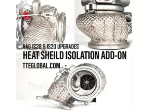TTE Turbo Heat Shield Isolation Add On for TTE480+ TSI Upgrade Turbocharger