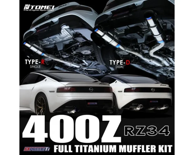 Tomei Expreme Full Titanium Muffler Kit Nissan 400Z RZ34 Type-D 2023+