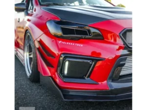 Velossa Tech Headlight Ram Air Intake Snorkel w/ RGBW Bluetooth Halos Subaru WRX | STI 2015-2021