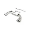 ARMYTRIX Valvetronic Exhaust System Volkswagen Golf R MK8 2.0 Turbo 2021+ - Chrome Silver