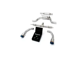 ARMYTRIX Valvetronic Exhaust System Volkswagen GTI MK8 2.0 TSI Turbo 2020+ - Blue Coated