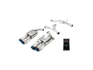 ARMYTRIX Valvetronic Exhaust System Volkswagen Golf R Variant MK8 2.0 Turbo 2021+ - Blue Coated
