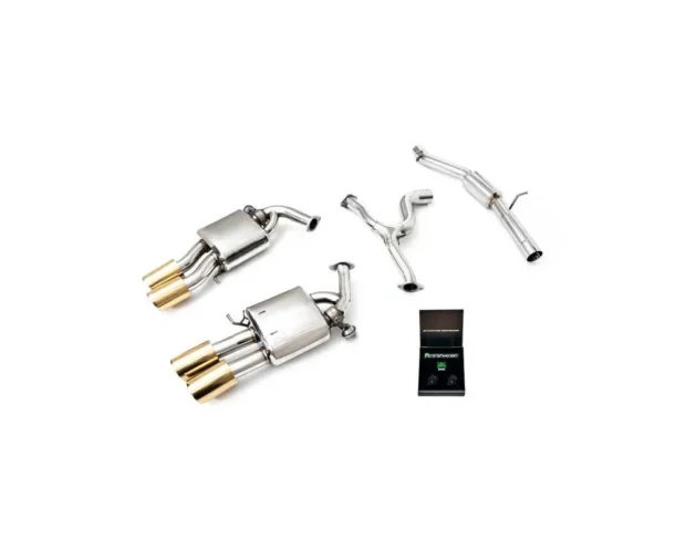 ARMYTRIX Valvetronic Exhaust System Volkswagen Golf R Variant MK8 2.0 Turbo 2021+ - Gold