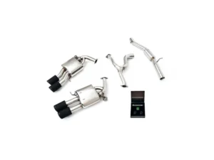 ARMYTRIX Valvetronic Exhaust System Volkswagen Golf R Variant MK8 2.0 Turbo 2021+ - Matte Black