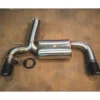 Valvetronic Designs Brushed Stainless Steel Valved Sport Exhaust System Axleback w/ Carbon Fiber 1x1 Tips BMW 6-Cylinder F30 | F22 | F36 | F32