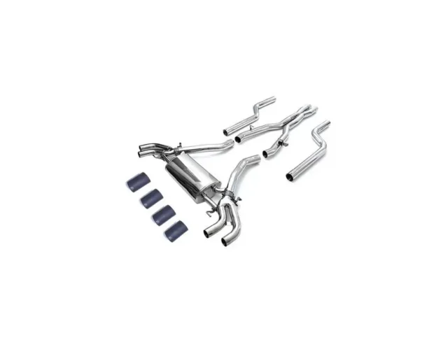 ARMYTRIX Valvetronic Exhaust System BMW X5 M F95 | X6 M F96 S63 4.4L V8 Twin-Turbo OPF II 2021+ - Matte Black