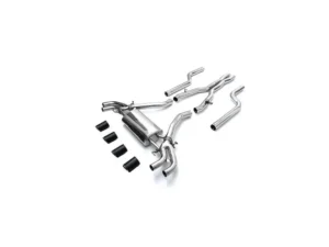 ARMYTRIX Valvetronic Exhaust System BMW X5 M F95 | X6 M F96 S63 4.4L V8 Twin-Turbo OPF II 2021+ - Carbon Fiber