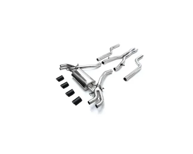 ARMYTRIX Valvetronic Exhaust System BMW X5 M F95 | X6 M F96 S63 4.4L V8 Twin-Turbo OPF II 2021+ - Carbon Fiber