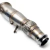 Evolution Racewerks Sports Series 4-Inch 200 Cell High Flow Catted Downpipe Brushed Finish BMW 328i N26 12-16