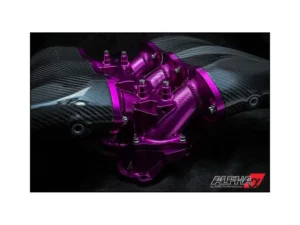 AMS Performance Carbon Fiber Intake Manifold w/ Standard Fuel Rail (6 injectors) Nissan GT-R R35 2009+ - Purple