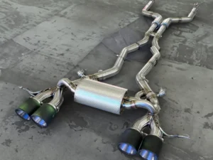 TFL Valvetronic Exhaust Muffler with Quad Tips BMW M3 G80 M4 G82