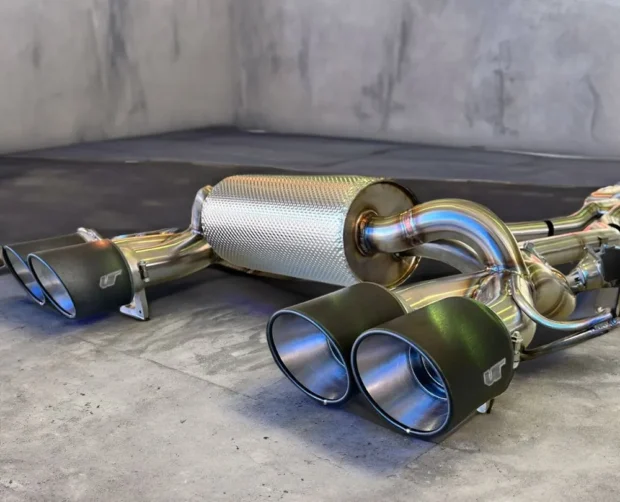 TFL Valvetronic Exhaust Muffler with Quad Tips BMW M3 G80 M4 G82