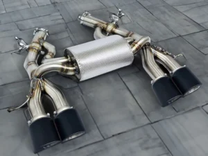 TFL Valvetronic Exhaust Muffler with Quad Tips BMW M3 G80 M4 G82