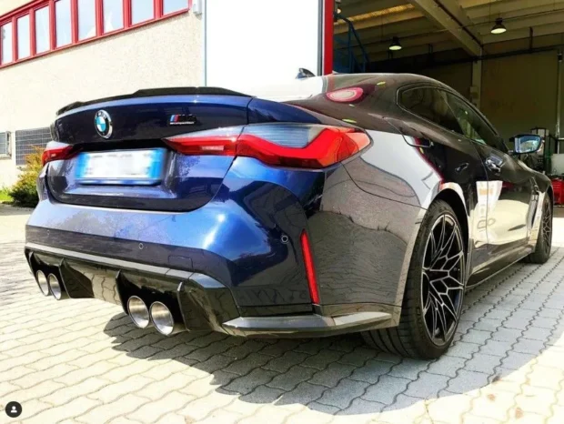 TFL Valvetronic Exhaust Muffler with Quad Tips BMW M3 G80 M4 G82