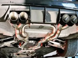 TFL Valvetronic Exhaust Muffler with Quad Tips BMW M3 G80 M4 G82